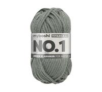 MyBoshi No.1 Häkel- und Strickgarn 50g Farbe 194 Titangrau (6,98 € pro 100 g) Farbe:Farbe 194 Titangrau