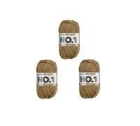MyBoshi No.1 Häkel- und Strickgarn Set 3x50g Ocker 172 (7,79 € pro 100 g) Farbe:Ocker 172