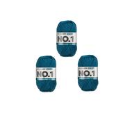 MyBoshi No.1 Häkel- und Strickgarn Set 3x50g Petro 154 (7,79 € pro 100 g) Farbe:Petro 154