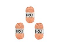 MyBoshi No.1 Häkel- und Strickgarn Set 3x50g Puder 136 (7,79 € pro 100 g) Farbe:Puder 136