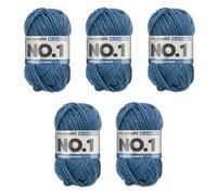MyBoshi No.1 Set 5 Knäuel a 50g Blaubeere 157 (7,20 € pro 100 g) Farbe:Blaubeere 157