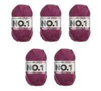 MyBoshi No.1 Set 5 Knäuel a 50g Brombeere 164 (7,20 € pro 100 g) Farbe:Brombeere 164