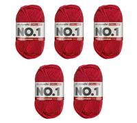 MyBoshi No.1 Set 5 Knäuel a 50g Chillirot 134 (7,20 € pro 100 g) Farbe:Chillirot 134