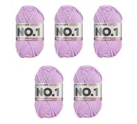 MyBoshi No.1 Set 5 Knäuel a 50g Flieder 161 (7,20 € pro 100 g) Farbe:Candy Purpur 161