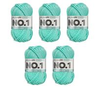 MyBoshi No.1 Set 5 Knäuel a 50g Meerblau 158 (7,20 € pro 100 g) Farbe:Meerblau 158