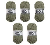 MyBoshi No.1 Set 5 Knäuel a 50g Olive 125 (7,20 € pro 100 g) Farbe:Olive 125
