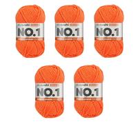 MyBoshi No.1 Set 5 Knäuel a 50g Orange 131 (7,20 € pro 100 g) Farbe:Orange 131