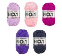 MyBoshi No.1 Set 5 Knäuel a 50g Pink Violet (7,20 € pro 100 g) Farbe:Pink Violet
