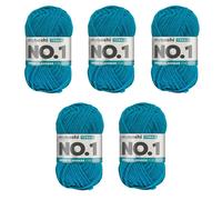 MyBoshi No.1 Set 5 Knäuel a 50g Türkis 152 (7,20 € pro 100 g) Farbe:Türkis 152