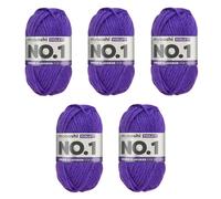 MyBoshi No.1 Set 5 Knäuel a 50g Violett 163 (7,20 € pro 100 g) Farbe:Violett 163