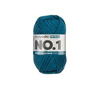 myboshi No.1 Wolle zum Häkeln und Stricken, Schnellstrickgarn, langlebige Mützenwolle, Strickwolle, Häkelwolle, mulesing-frei, 50g, Ll 55m Blau (Petrol) 1 Knäuel