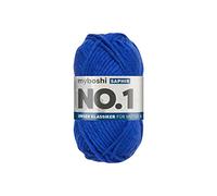 myboshi No.1 Wolle zum Häkeln und Stricken, Schnellstrickgarn, langlebige Mützenwolle, Strickwolle, Häkelwolle, mulesing-frei, 50g, Ll 55m Blau (Saphir) 1 Knäuel