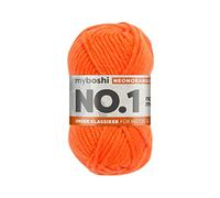 MyBoshi No.1 Häkel- und Strickgarn 50g Farbe 181 Neonorange (6,98 € pro 100 g) Farbe:Farbe 181 Neonorange