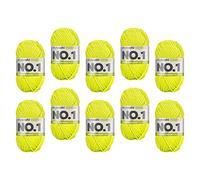 myboshi No.1 Wolle zum Häkeln und Stricken, Schnellstrickgarn, langlebige Mützenwolle, Strickwolle, Häkelwolle, mulesing-frei, 50g, Ll 55m Grün (Avocado) 10 Knäuel