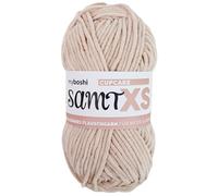 myboshi Samt XS, flauschiges, dünnes Chenillegarn, zum Häkeln und Stricken, für Mini-Amigurumi, Accessoires und Bekleidung, 50g, Ll 90m, Rosa (Cupcake) 1 Knäuel