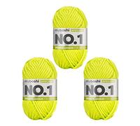 myboshi Strick- und Häkelgarn, Modell No.1 mit Merinowolle, dickes Garn, Acrylharz, Avocado, 3_Knäuel