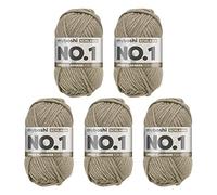 myboshi Strick- und Häkelgarn - Modell: No.1 mit Merinowolle Dickgarn, Acrylharz, Schlamm, 5_Knäuel