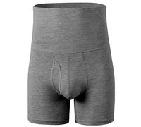 MYENA Herren Body Shaper Shorts 4XL-6XL, hochtaillierte Body Shaper Panty Bummach Control Shorts Elastische Oberschenkel schlanker Shapewear-Slip-Taille Abnehmen,C,L