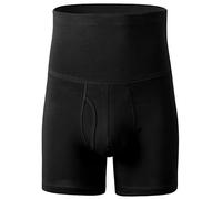 MYENA Herren Body Shaper Shorts 4XL-6XL, hochtaillierte Body Shaper Panty Bummach Control Shorts Elastische Oberschenkel schlanker Shapewear-Slip-Taille Abnehmen,A,5XL