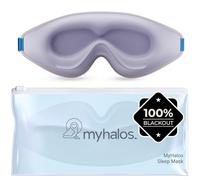 MyHalos® Schlafmaske - Augenmasken zum Schlafen - 100% Verdunkelung Schlafmaske für Damen, Herren & Seitenschläfer - 3D Schlafmaske gegen Druck - preisgekröntes Design, wimpernfreundlich