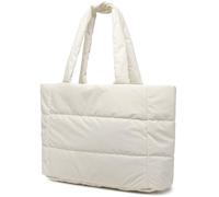 Myhozee Puffer Bag Damen Tasche Elegant - Handtasche Damen Tote Bag Puffect Shopper Groß Umhängetasche Hobo Warme Schultertasche Winter Handbag Stepptasche Einfarbig