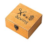 Myingaou NäHkasten Aus Holz NäHen ZubehöR ZubehöR Kit Work Box zum Ausbessern