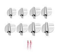 MYLERCT 8 Stück Rollsaumfuss für Nähmaschine, 3/4/5/6/7/8/9/10 mm Nähfuß für Rollsäumer, Silber Nähfußzubehör für Nähmaschinen, mit Nadeleinfädler, für Nähmaschinenprojekte