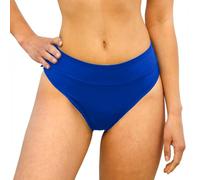 MYLILY Mid Waist Bikini Hose Damen Blau | Unterteil Bikini Damen | Bademode Mädchen | Badehose (3XL)
