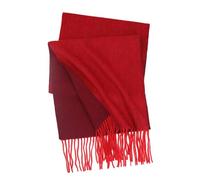 MYLLJBD Schal Frauenschal Wolle Herbst Und Winter Mode Schal Männer Vielseitiger Kaschmirschal Mit Quasten Ladies Geschenk 190 * 31 cm-rot A