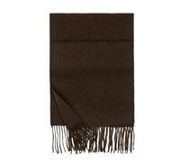 MYLLJBD Schal Frauenschal Wolle Herbst Und Winter Mode Schal Männer Vielseitiger Kaschmirschal Mit Quasten Ladies Geschenk 190 * 31 cm-Dunkelbraun