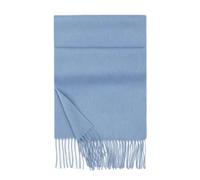 MYLLJBD Schal Frauenschal Wolle Herbst Und Winter Mode Schal Männer Vielseitiger Kaschmirschal Mit Quasten Ladies Geschenk 190 * 31 cm-graublau
