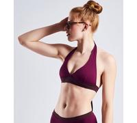 MYMARINI Wendbares Neckholder Top mit Shape-Effect aus ECONYL Chocolate-Berry L