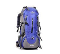 MYMM 50L Trekkingrucksacke, Outdoor Wanderrucksäcke, ideal für Sport im Freien, Wandern, Trekking, Camping Reisen, Bergsteigen. wasserdichte Bergsteigtasche, Reiseklettern Daypacks, Rucksack(Blau)