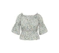 Mymo Bluse Damen Blau Mehrfarbig S