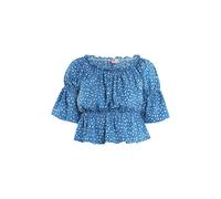 Mymo Bluse mit Herzchenprint Damen blau M