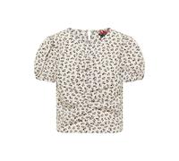 Mymo Blusenshirt Damen Wollweiß XS