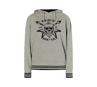 Mymo Kapuzenpullover Damen grau melange XS