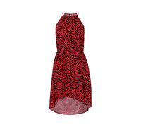 Mymo Kleid Frauen schwarz rot M