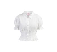 Mymo kurzarmbluse Damen weiss M