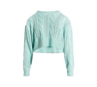 Mymo Kurzer Strickpullover Damen Aqua L