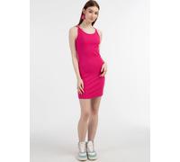 Mymo Minikleid aus Rippstrick Damen Rosa M/L