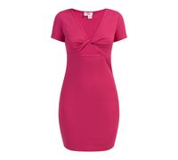 Mymo Minikleid aus Rippstrick Damen Rosa XL/2XL