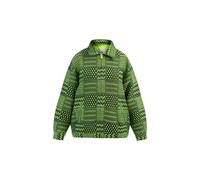 Mymo Oversize-Blouson Damen Neon Grün Schwarz M