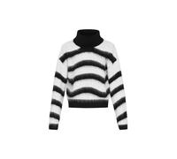 Mymo Pullover Frauen schwarz-weiß XS/S