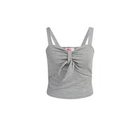 Mymo Rippstrick-Trägertop Damen grau melange XS/S