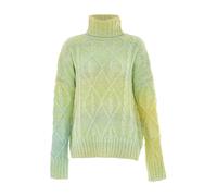 Mymo Rollkragenpullover Damen LIMETTE MINZE M/L