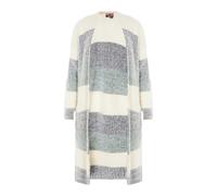 Mymo Strickjacke Damen Creme Mehrfarbig XL