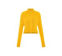 Mymo Strickjacke Damen gelb M/L