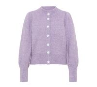 Mymo Strickjacke Damen Lila Melange XL/2XL