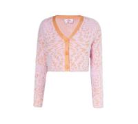 Mymo Strickjacke Damen rosa-orange L